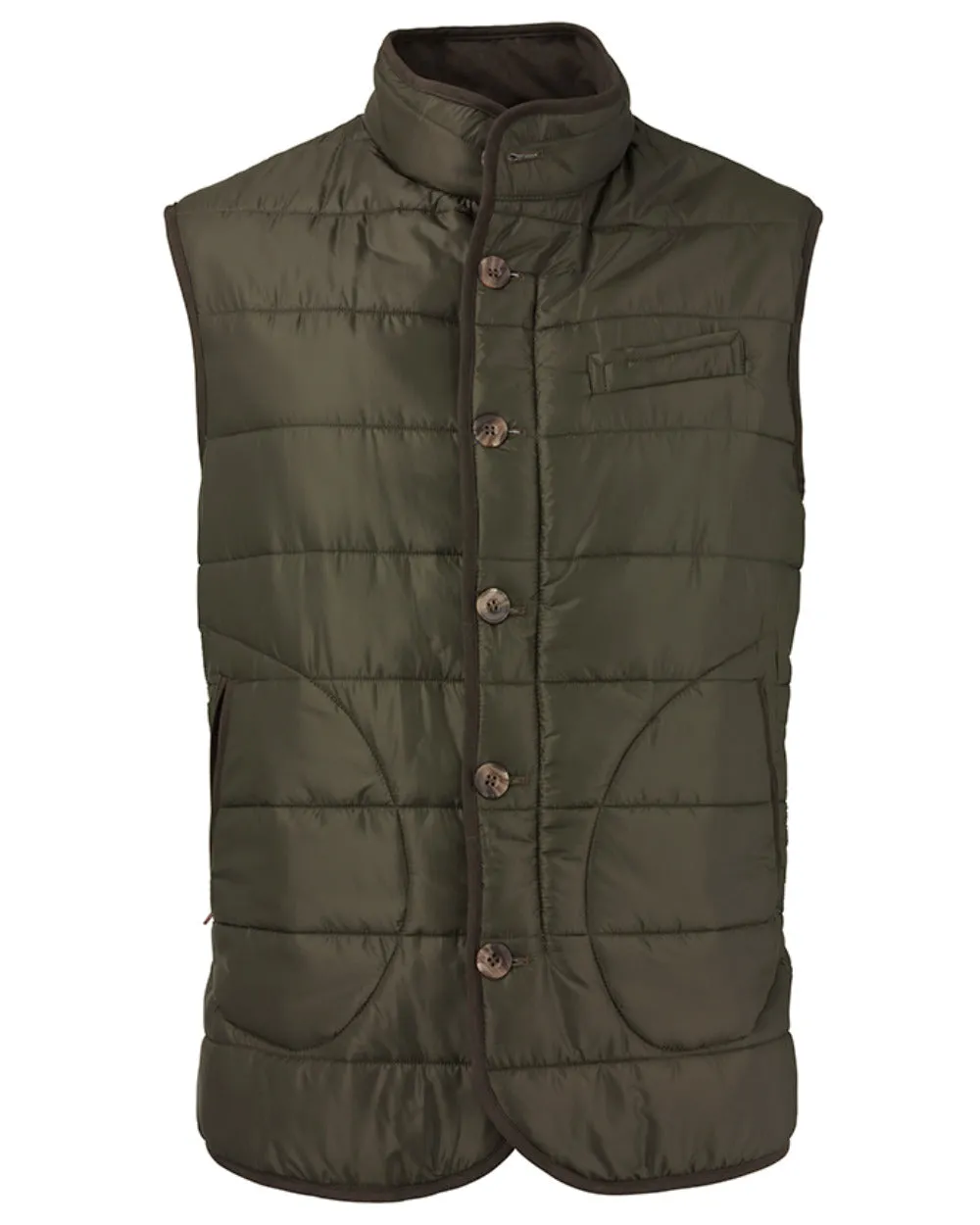 Laksen Donnington Quilted Vest Brushed Tartan Shirts