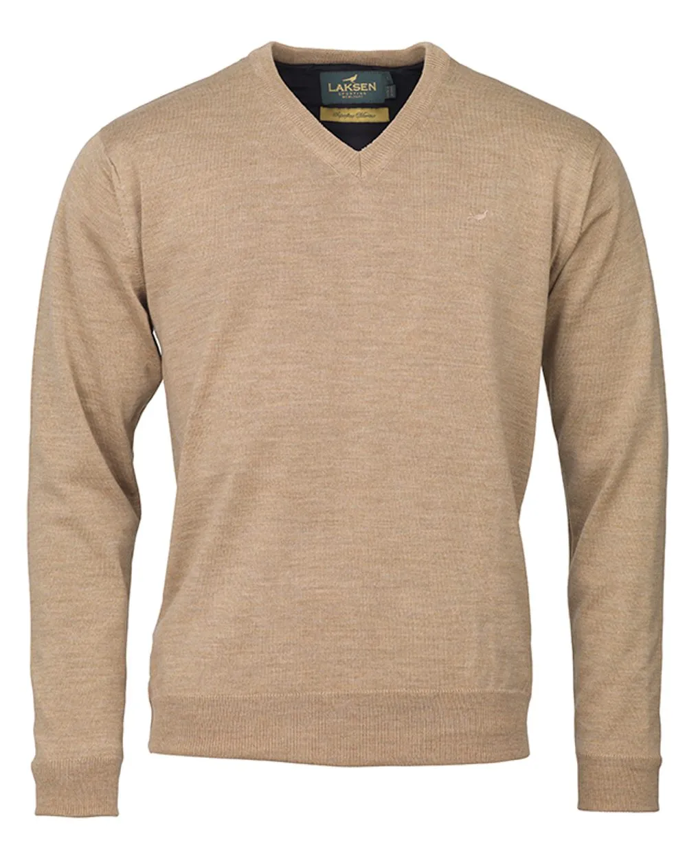 Laksen Grantham Windstopper V-Neck Sweater V-Neck Wool Sweaters