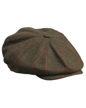 Laksen Hastings Tweed Bakerboy Cap Shooting Wide-Brim Hats