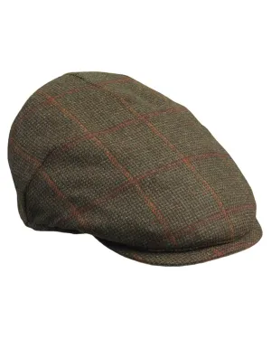 Laksen Hastings Tweed Drivers Flat Cap English Country Headwear