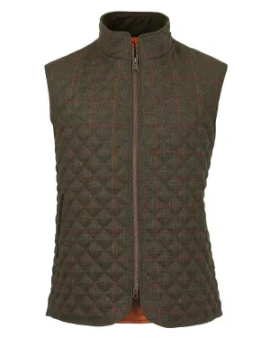 Laksen Hastings Tweed Quilted Vest Brushed Tartan Shirts