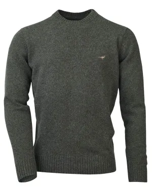 Laksen Kensington O-Neck Lambswool Sweater Lambswool Crew Sweaters