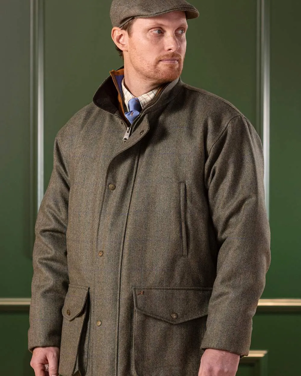 Laksen Laird Chatsworth Tweed Coat with CTX Men's Tweed Coats