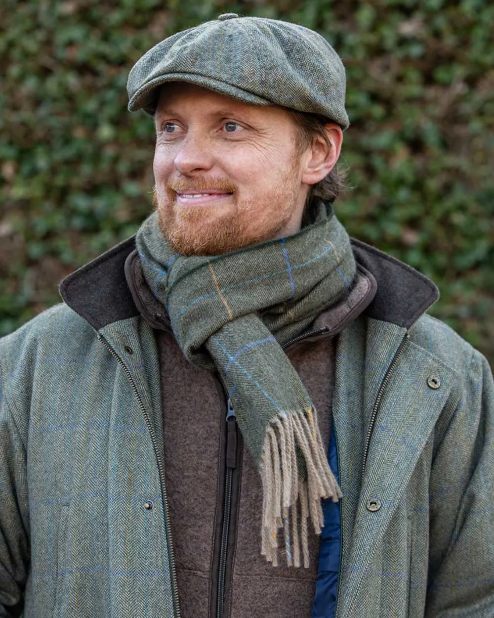 Laksen Laird Tweed Bakerboy Cap Classic Country Hats