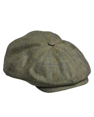 Laksen Laird Tweed Bakerboy Cap English Country Headwear
