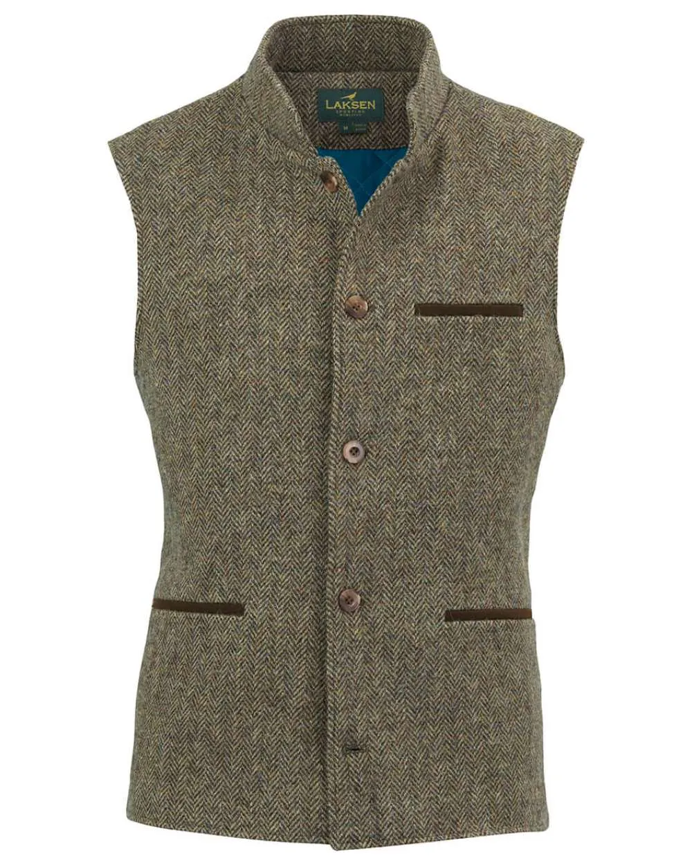 Laksen Lewis Fife Tweed Vest Long Sleeve Casual Tops