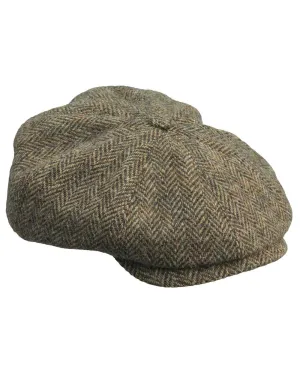 Laksen Lewis Tweed Bakerboy Cap English Country Headwear