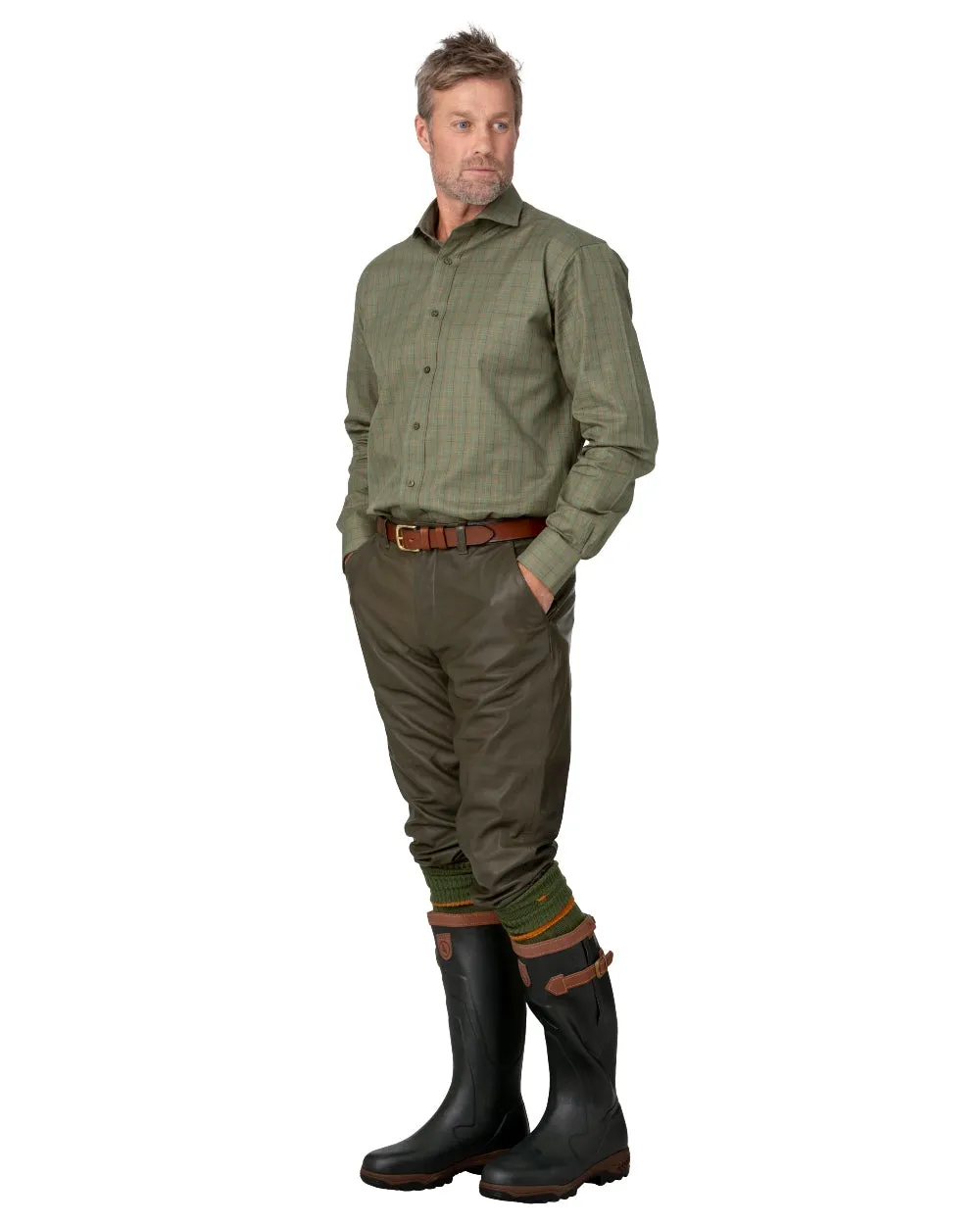 Laksen Mens Ardennes Leather Breeks Men's Wool Breeks