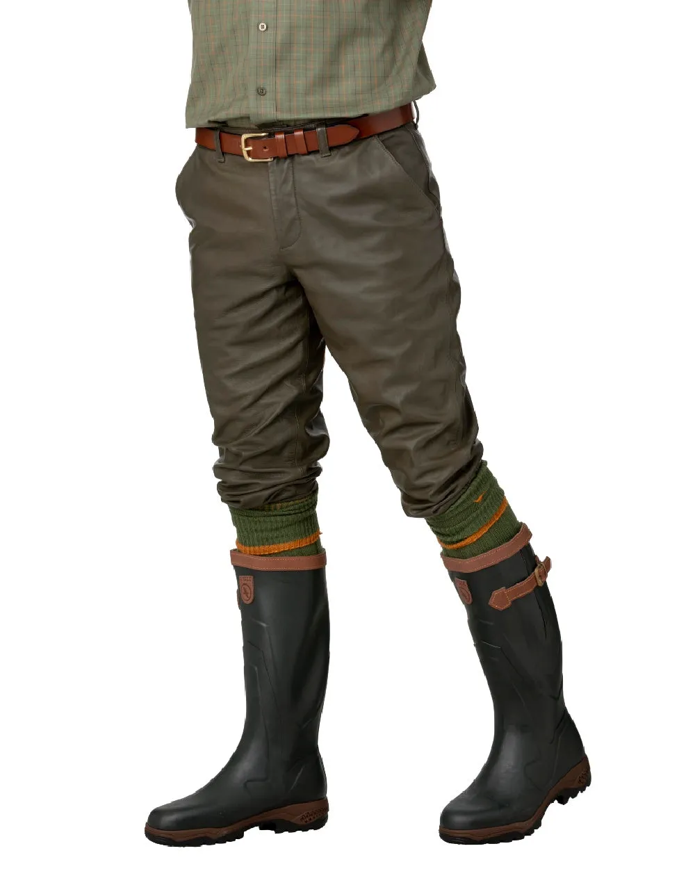 Laksen Mens Ardennes Leather Breeks Men's Wool Breeks