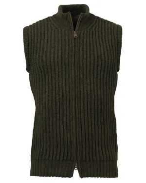 Laksen Oban Knitted Vest Men's Wool Knit Cardigans