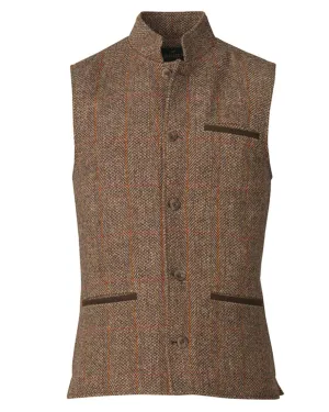 Laksen Orkney Tweed Fife Vest Long Sleeve Casual Tops