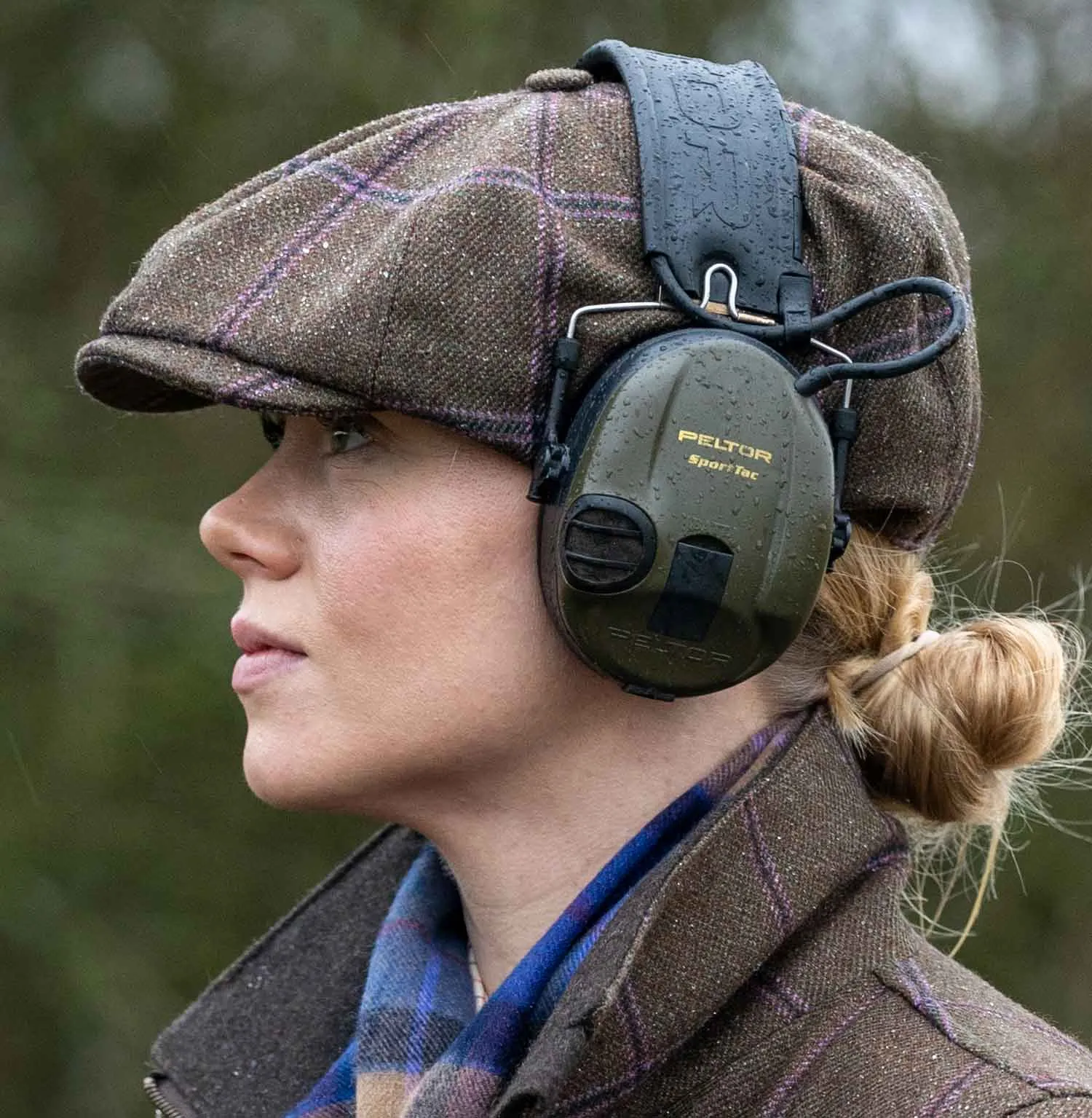 Laksen Pippa Tweed Bakerboy Cap Shooting Sun Hats