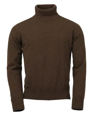 Laksen Trool Lambswool Rollneck Sweater Men's Wool Knit Cardigans