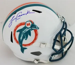 Larry Csonka Signed Full Size Miami Dolphin Helmet (JSA COA) 1972 Undefeatd Year
