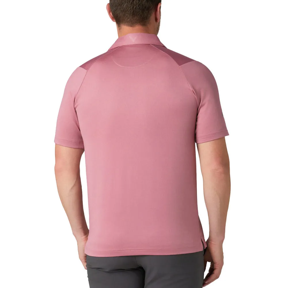 Callaway Swingtech Solid Polo Shirt - Mesa Rose New Year's Eve Sale