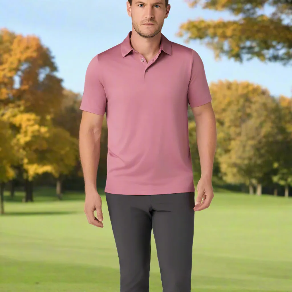 Holiday Sale Callaway Swingtech Solid Polo Shirt - Mesa Rose