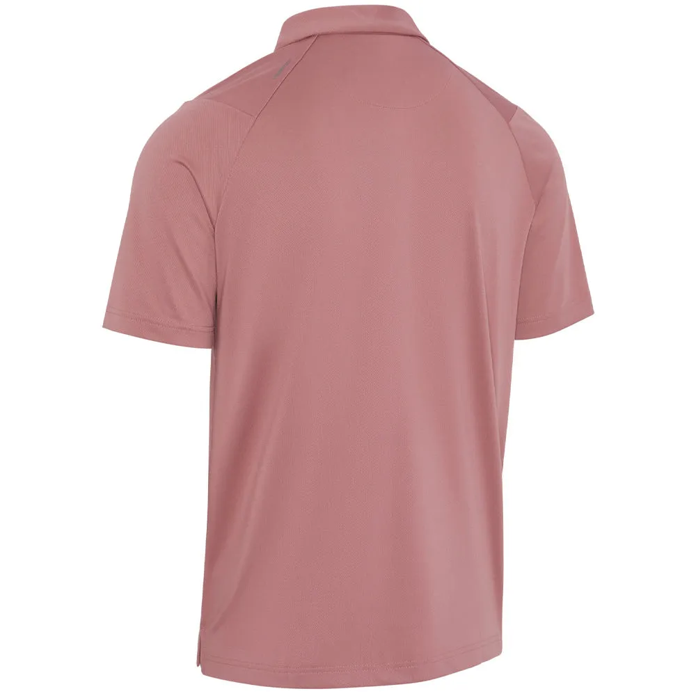 Callaway Swingtech Solid Polo Shirt - Mesa Rose Lead with Style
