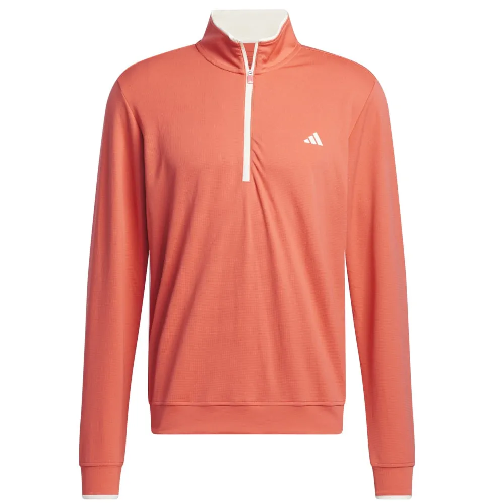 Great Value Black Friday Offer Adidas Core Lightweight 1/4 Zip Pullover - Preloved Scarlet