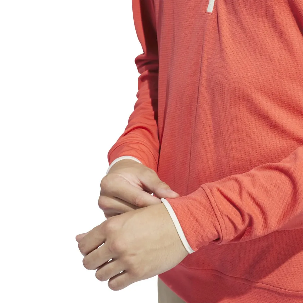 Dress from the Feet Up Adidas Core Lightweight 1/4 Zip Pullover - Preloved Scarlet