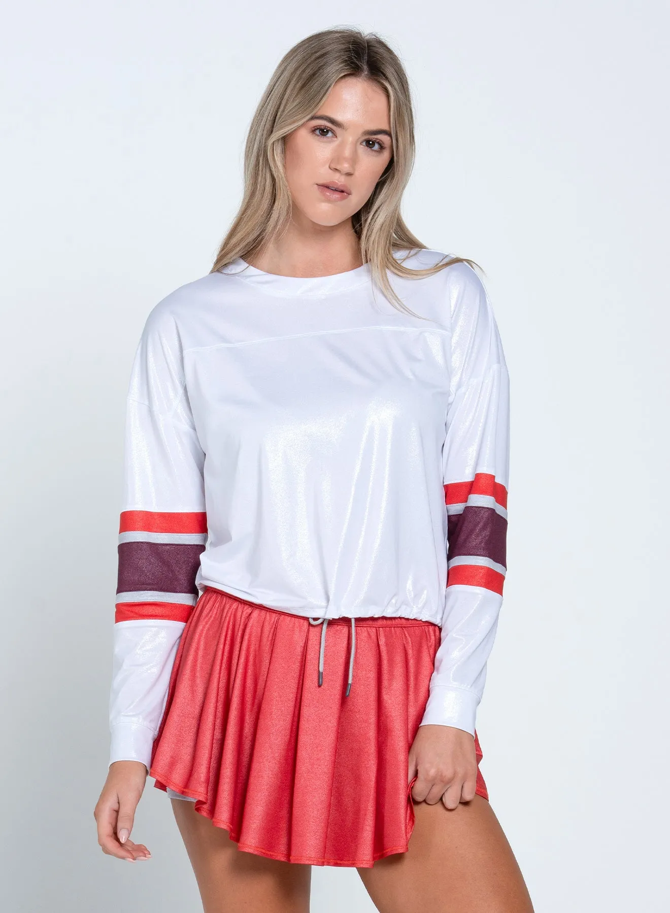 Black Friday Deal Metallic Long Sleeve