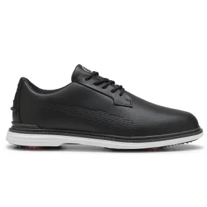 Puma Royale Spiked Shoes - Black/Flat Dark Gray/Red Blast All Saints' Day Sale Halloween Sale