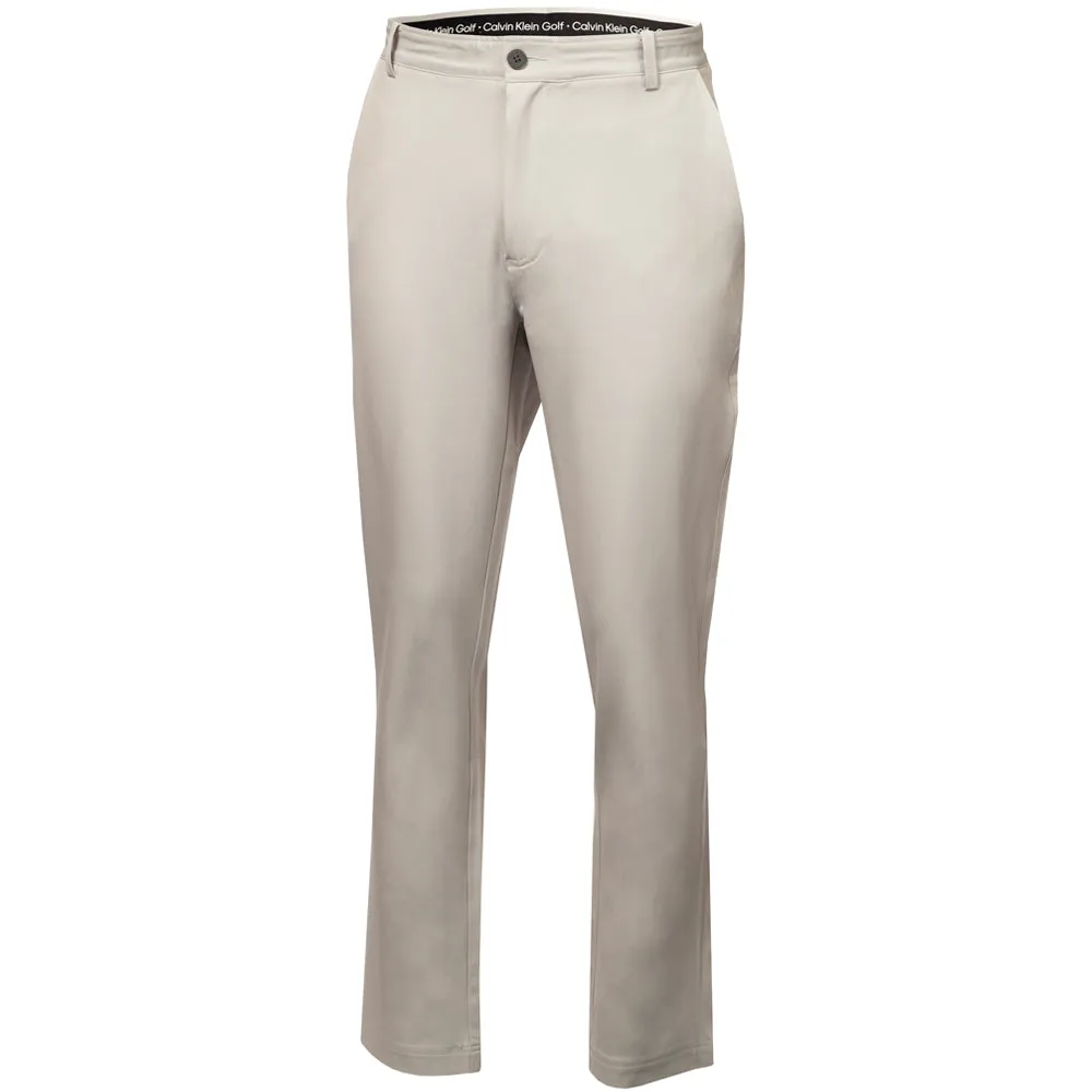 Performance Unleashed Calvin Klein Bullet Stretch Trousers - Pale Silver