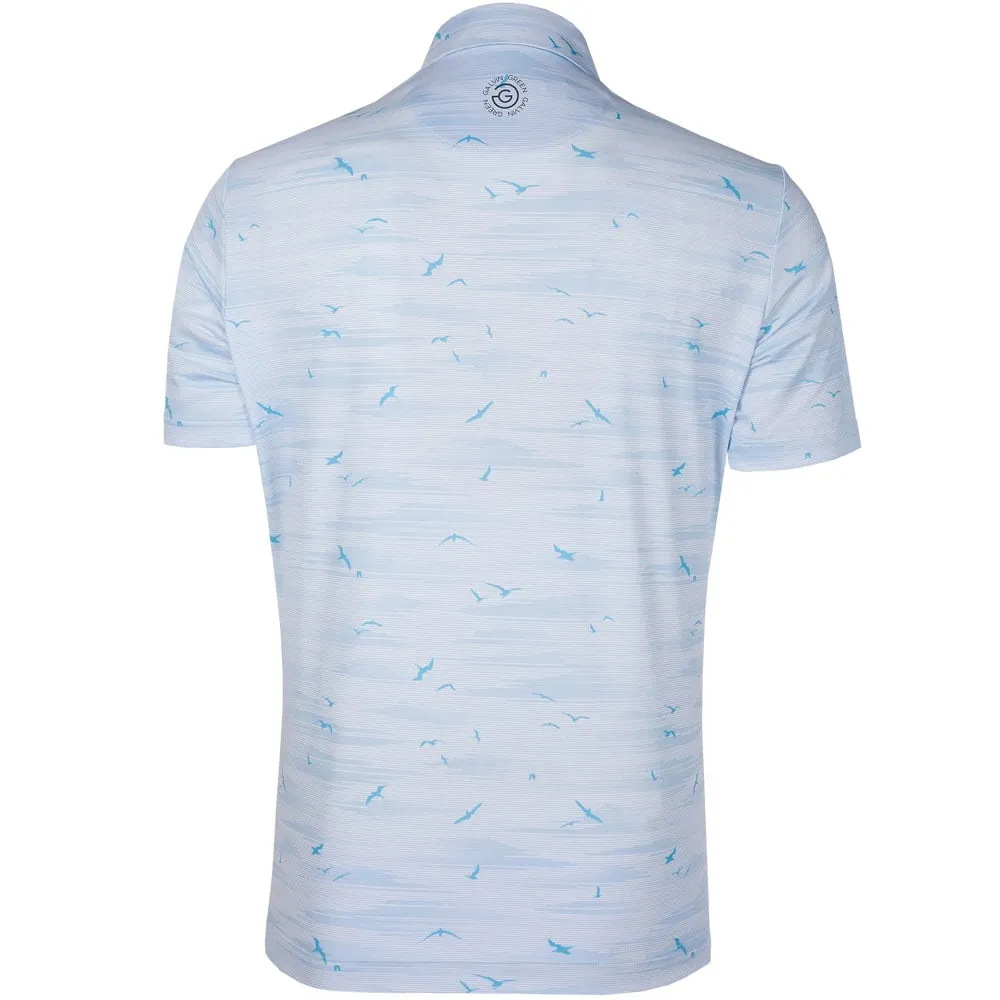 Galvin Green Marin Ventil8  Polo Shirt - Light Blue Performance Unleashed Economical