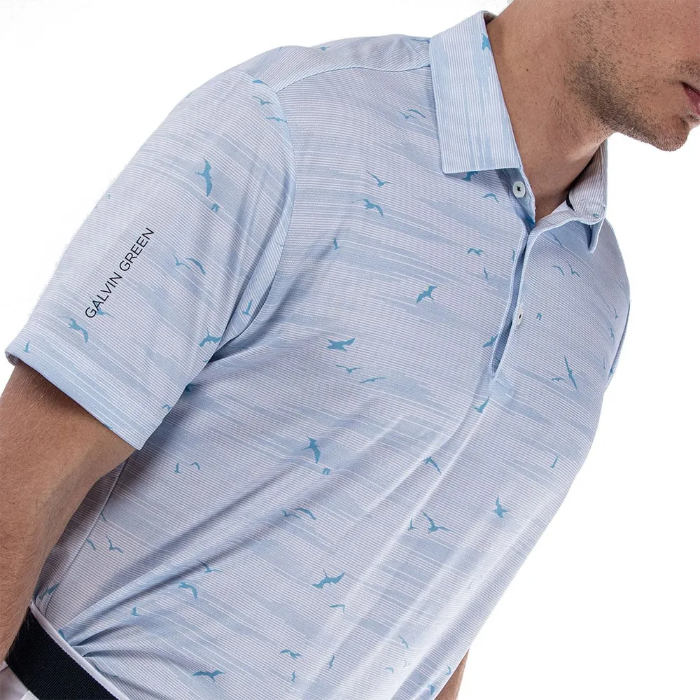 Affordable Rule the Streets Galvin Green Marin Ventil8  Polo Shirt - Light Blue