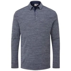 Ping Creek Polo Shirt - Navy Melange Engineered for Speed