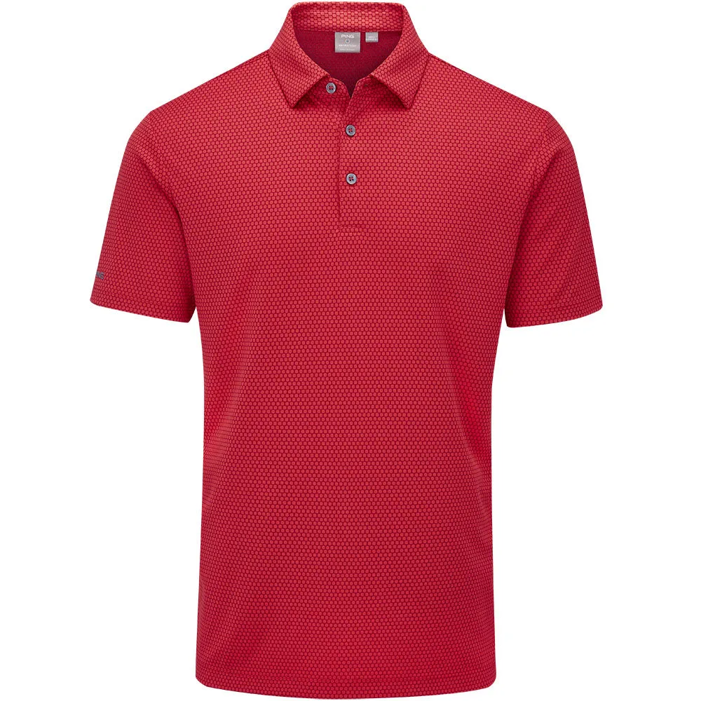Black Friday Exclusive Ping Halcyon Sensorcool Polo Shirt - Poppy Multi