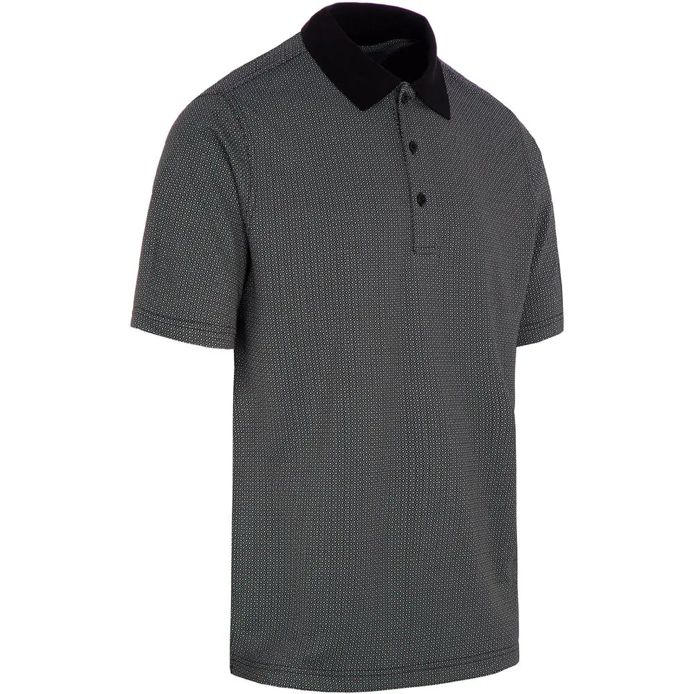 Unleash Your Power Built for the Bold Proquip Pro Tech Double Jacquard Polo Shirt - Black