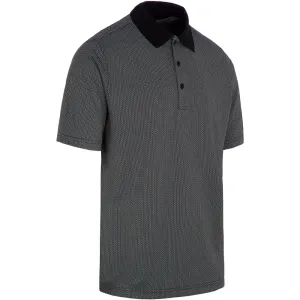 Unleash Your Power Built for the Bold Proquip Pro Tech Double Jacquard Polo Shirt - Black