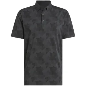 Adidas Go-To Printed Polo Shirt - Carbon/Black Redefine Classic