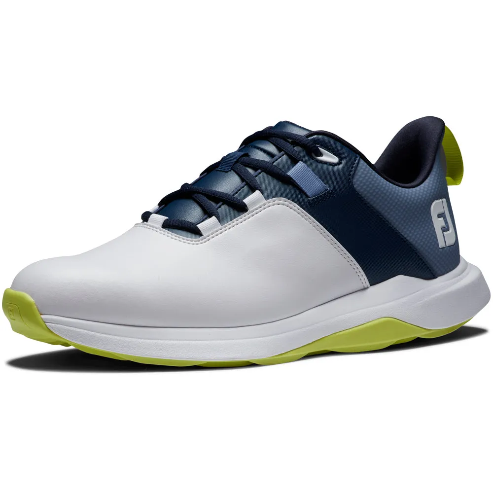 Father's Day Sale Limited Time Offer Footjoy Prolite Spikeless Waterproof Shoes - White/Navy/Lime