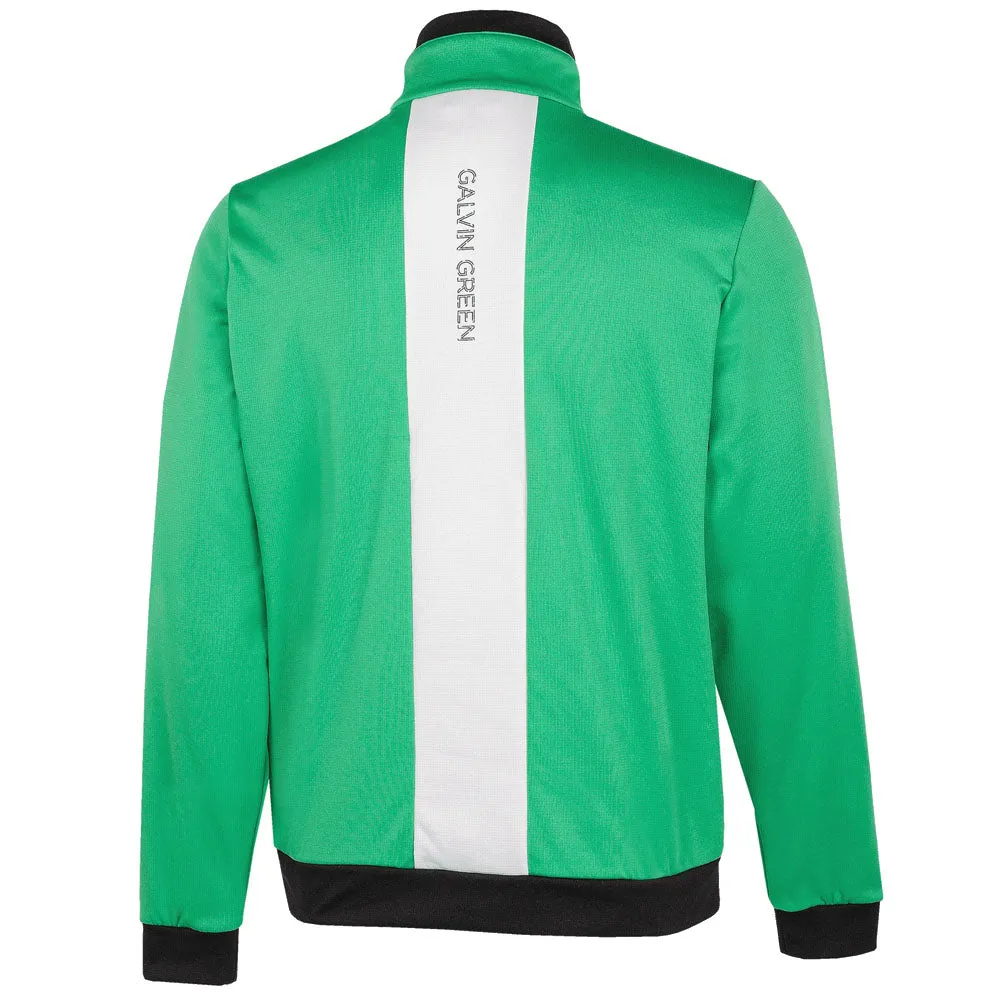 Galvin Green Dario Full Zip Mid Layer - Golf Green/White Redefine Classic