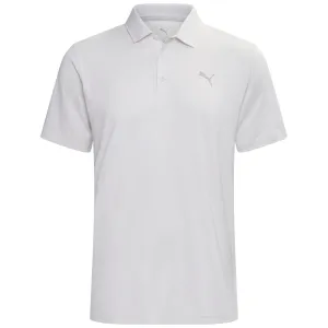 Puma Premium Tech 3.0 Polo Shirt - Warm White Heather Keep Going Strong