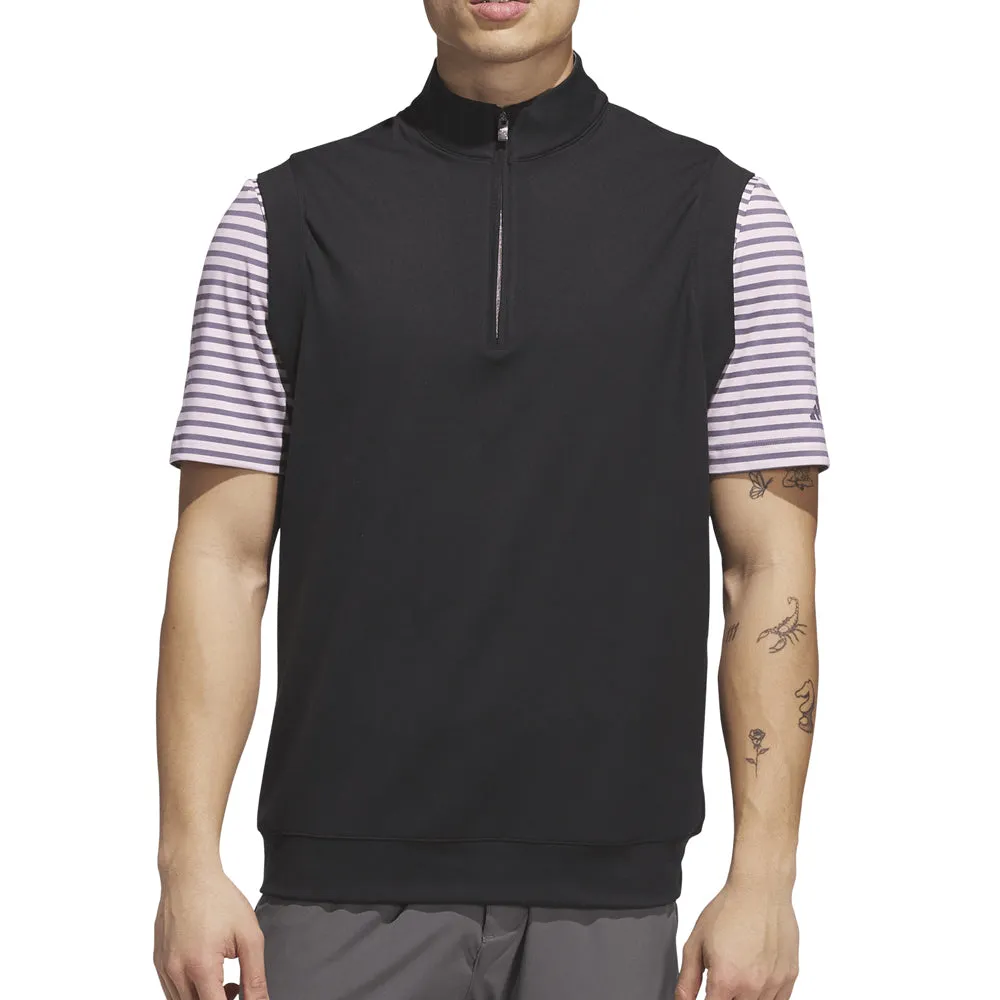 Adidas Ultimate365 Classic 1/4 Zip Vest - Black Bring the Heat Deal Of The Century