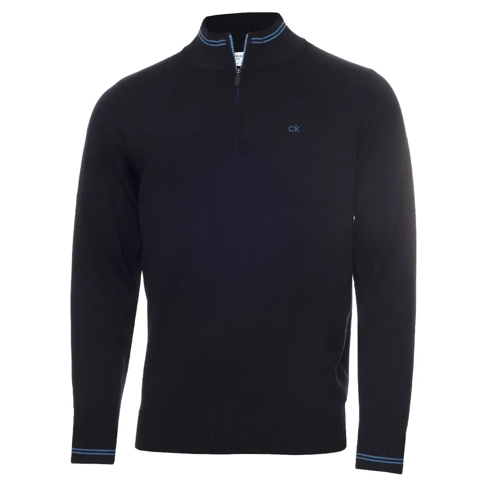 Calvin Klein Monaco Sweater - Navy/Blue Deal Of The Century