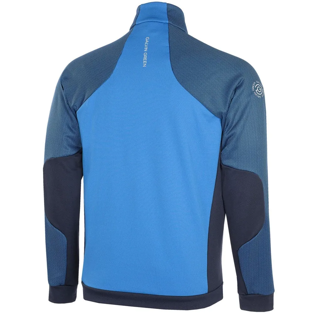 Galvin Green Donald Insula Full Zip Pullover - Blue/Navy/White Loud Looks, Smooth Moves Dress from the Feet Up