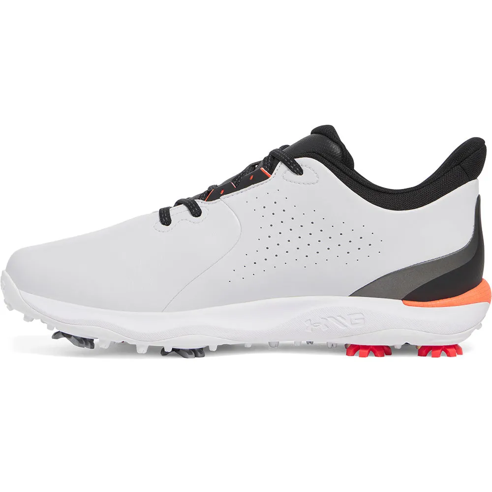 Under Armour Drive Fade Spiked Waterproof Shoes - Halo Gray/Black/Metallic Silver Stride with Confidence Unapologetically You