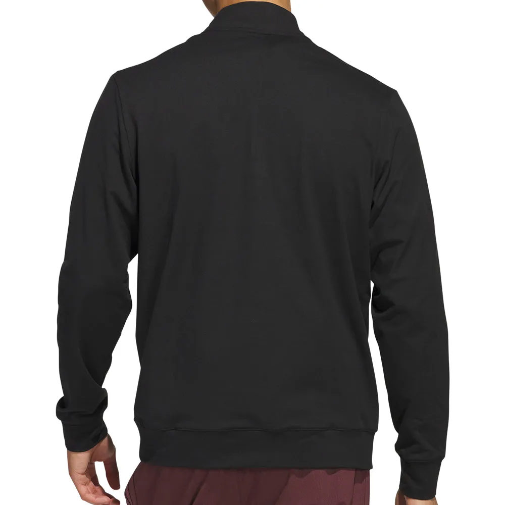 Adidas Ultimate365 Tour 1/4 Zip Pullover - Black Built for the Bold