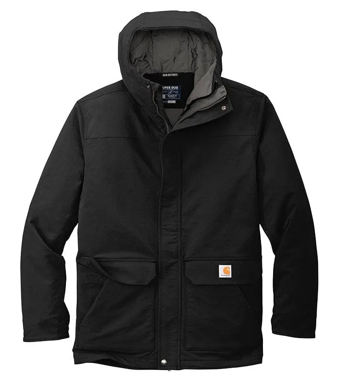 Carhartt - Men'S Super Dux Relaxed Fit Insulated Hooded Coat Never Just Walk Born to Stand Out