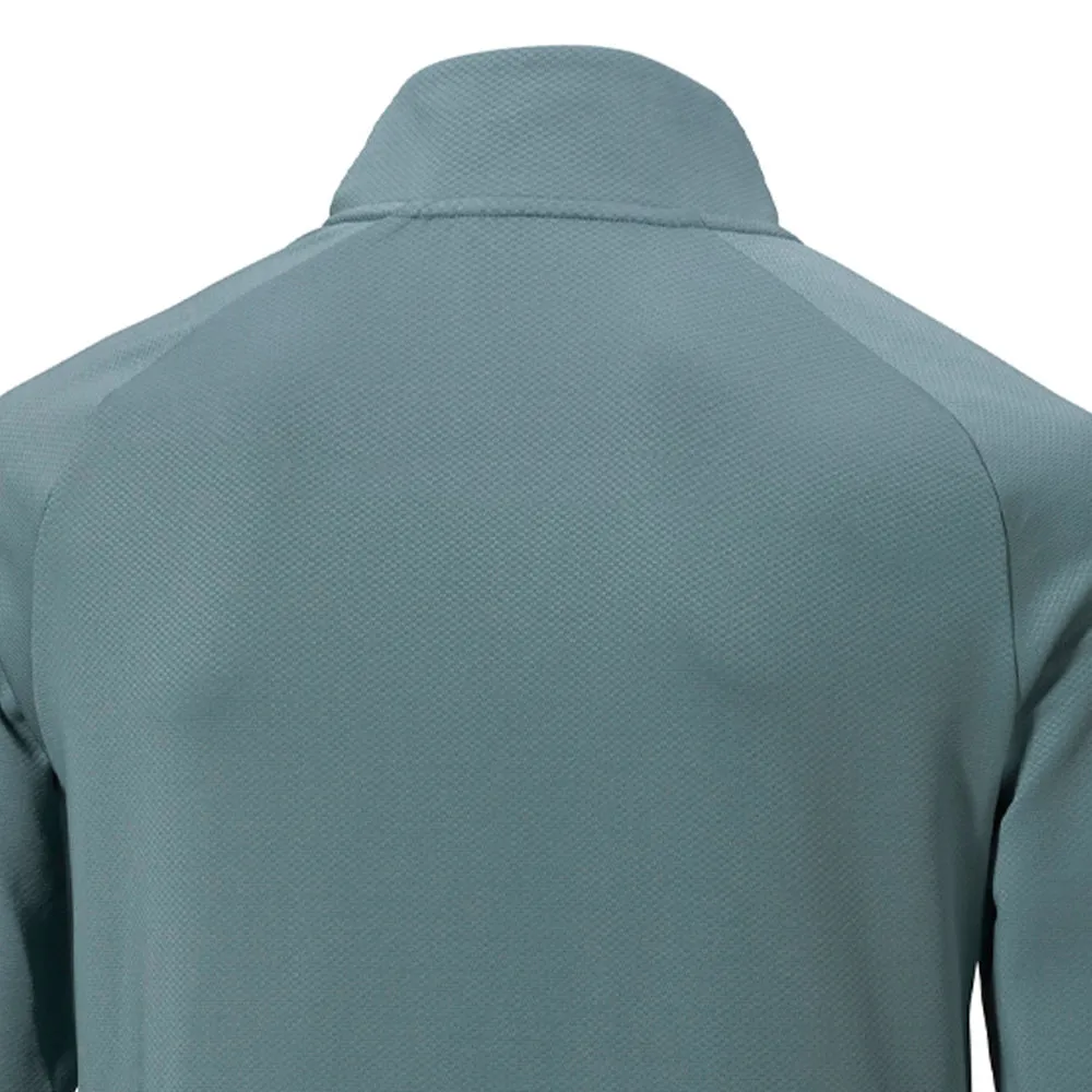 Walk with Power Mizuno Box 1/4 Zip Sweater - Stormy Weather