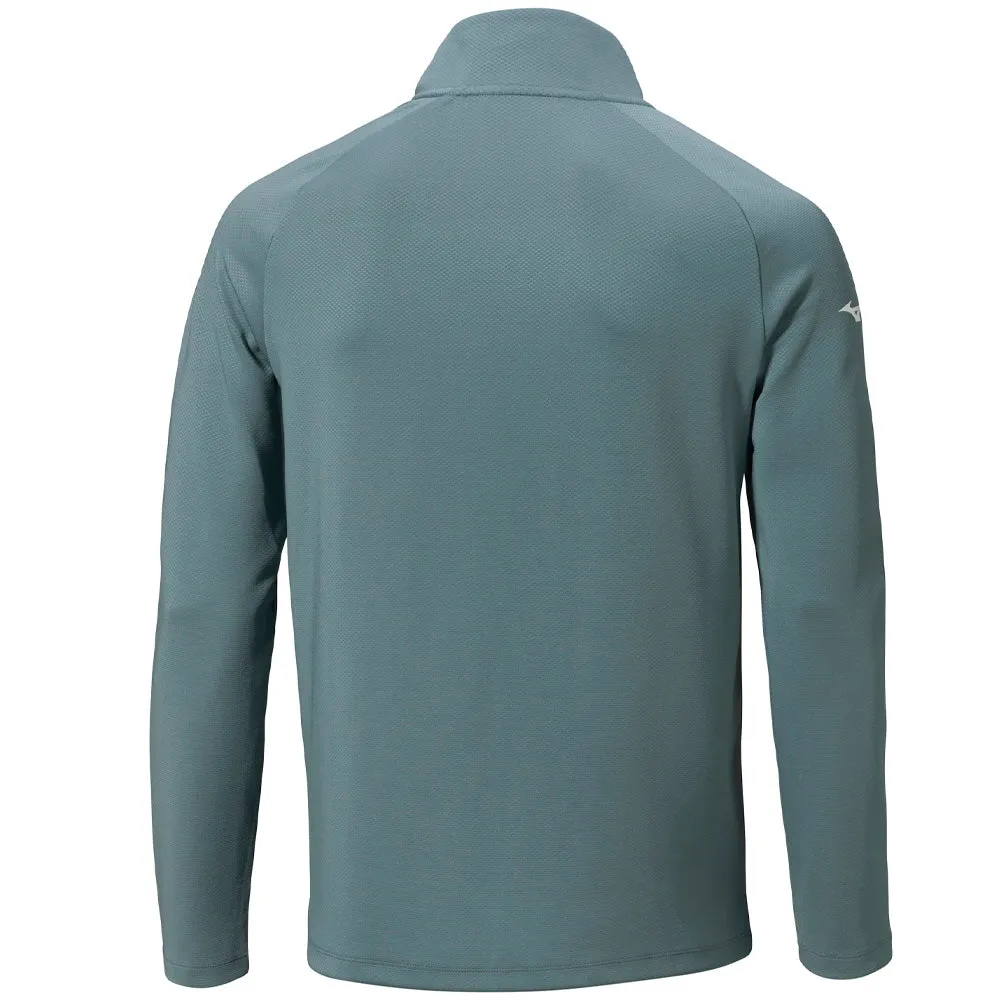 Mizuno Box 1/4 Zip Sweater - Stormy Weather Built to Move You Not for the Ordinary