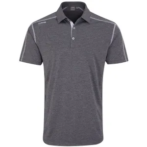 Ping Fynn Polo Shirt - Charcoal Marl Break Boundaries Move Beyond Ordinary