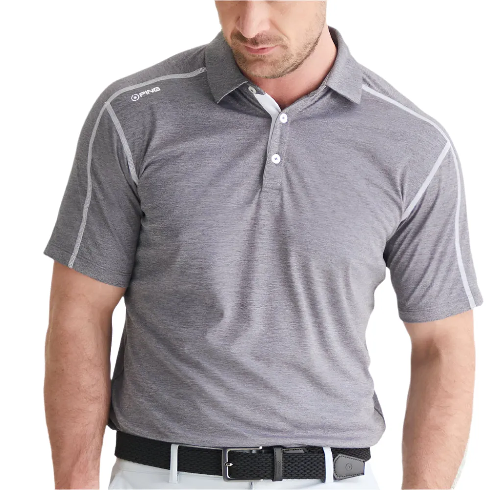 Ping Fynn Polo Shirt - Charcoal Marl Big Savings Easter Sale