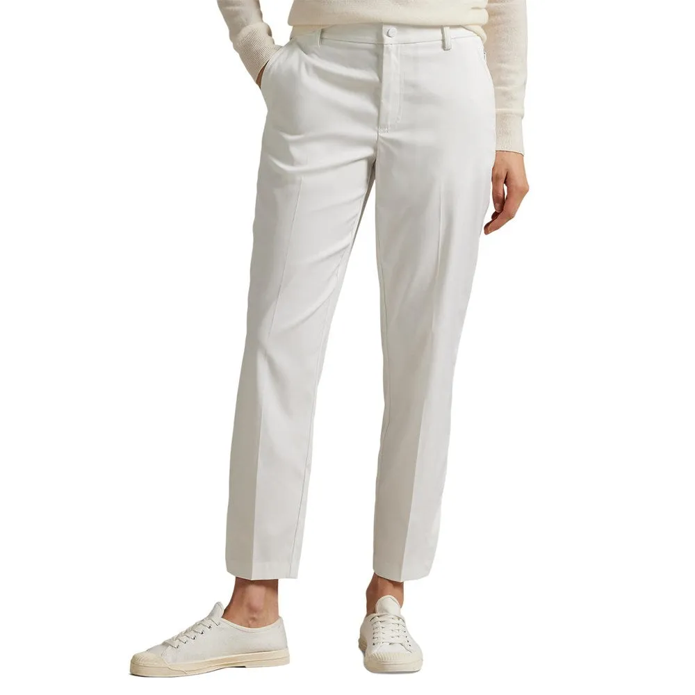 Rlx Ralph Lauren Women'S Stretch Twill 5 Pocket Golf Pants - Ceramic White Black Friday Deal Move Beyond Ordinary