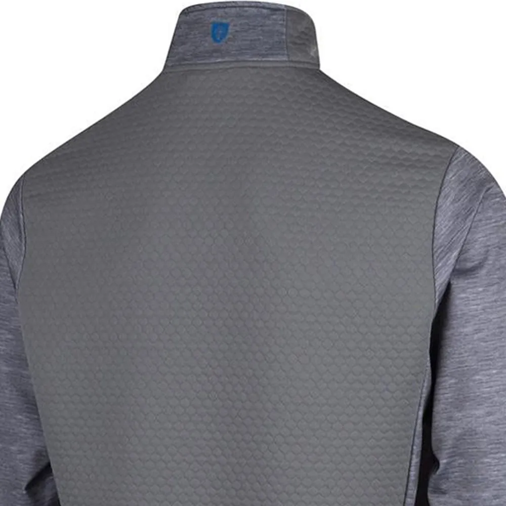 Island Green Hexagon Panelled Top Layer - Light Grey Marl Style Meets Power Great Value