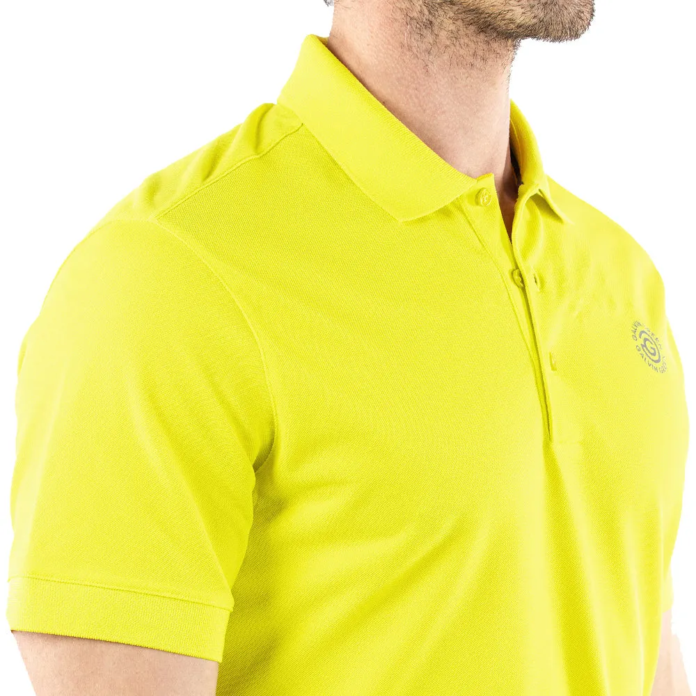 Galvin Green Maximilian Polo Shirt - Sunny Lime Own the Vibe Labor Day Sale
