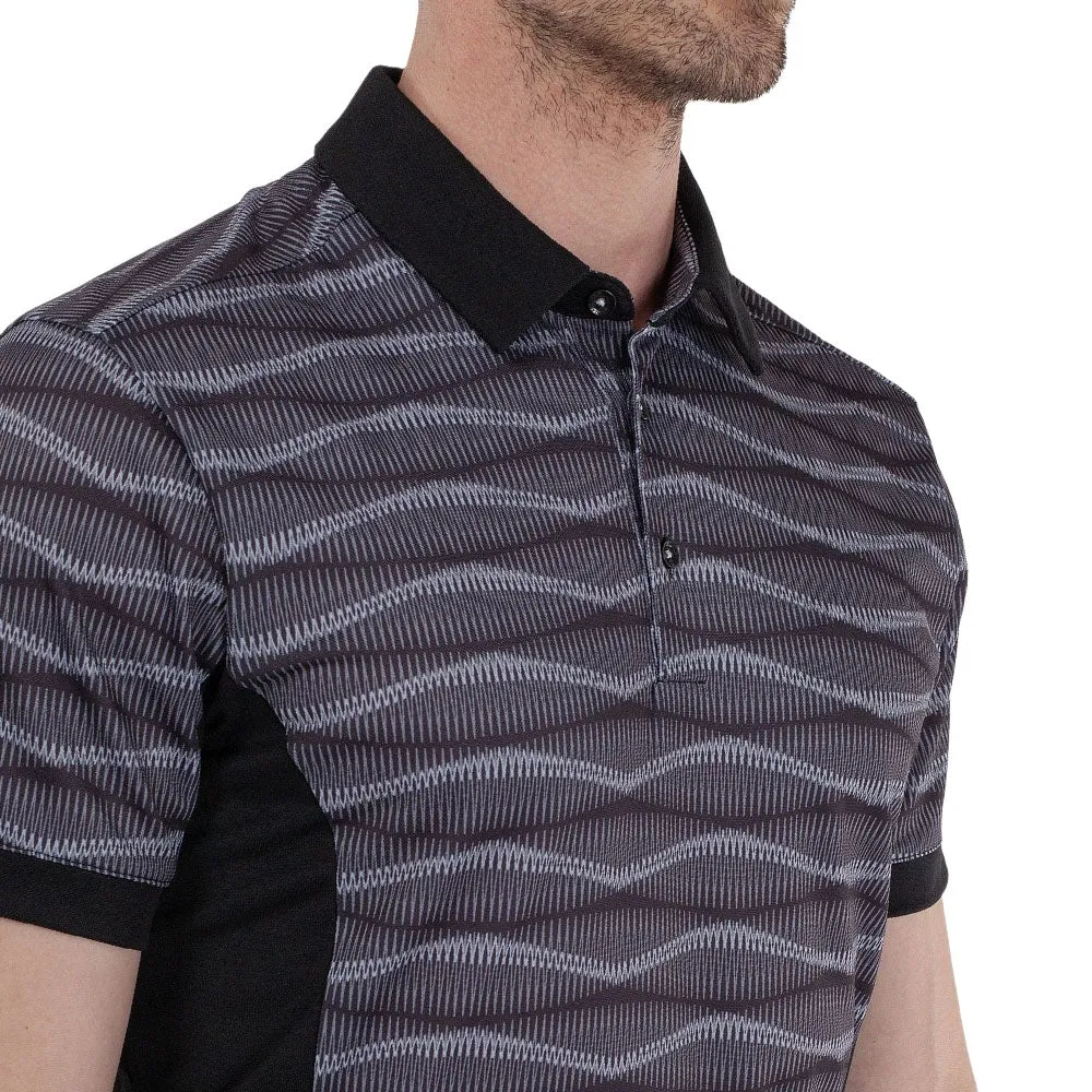 Walk with Purpose Redefine Classic Galvin Green Merlin Polo Shirt - Black/Sharkskin